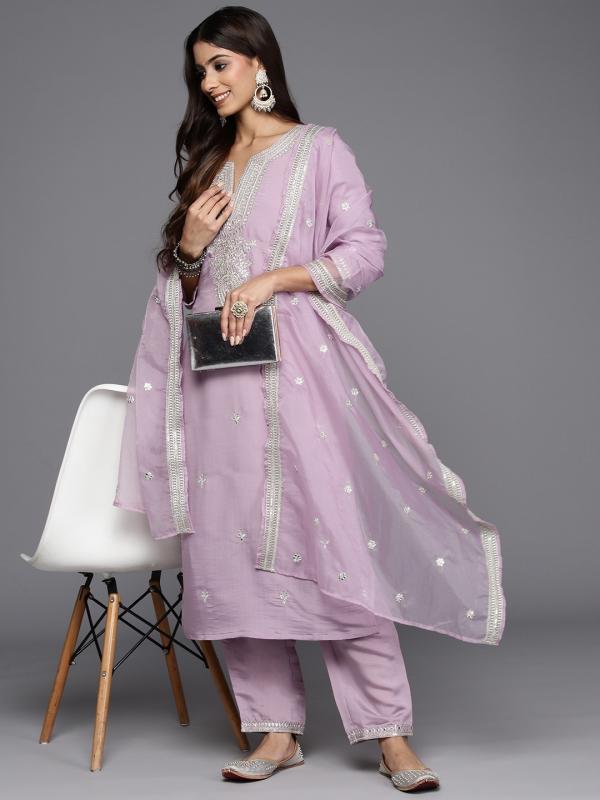 Rashmika 01 Vicose Embroidered Kurti Bottom With Dupatta